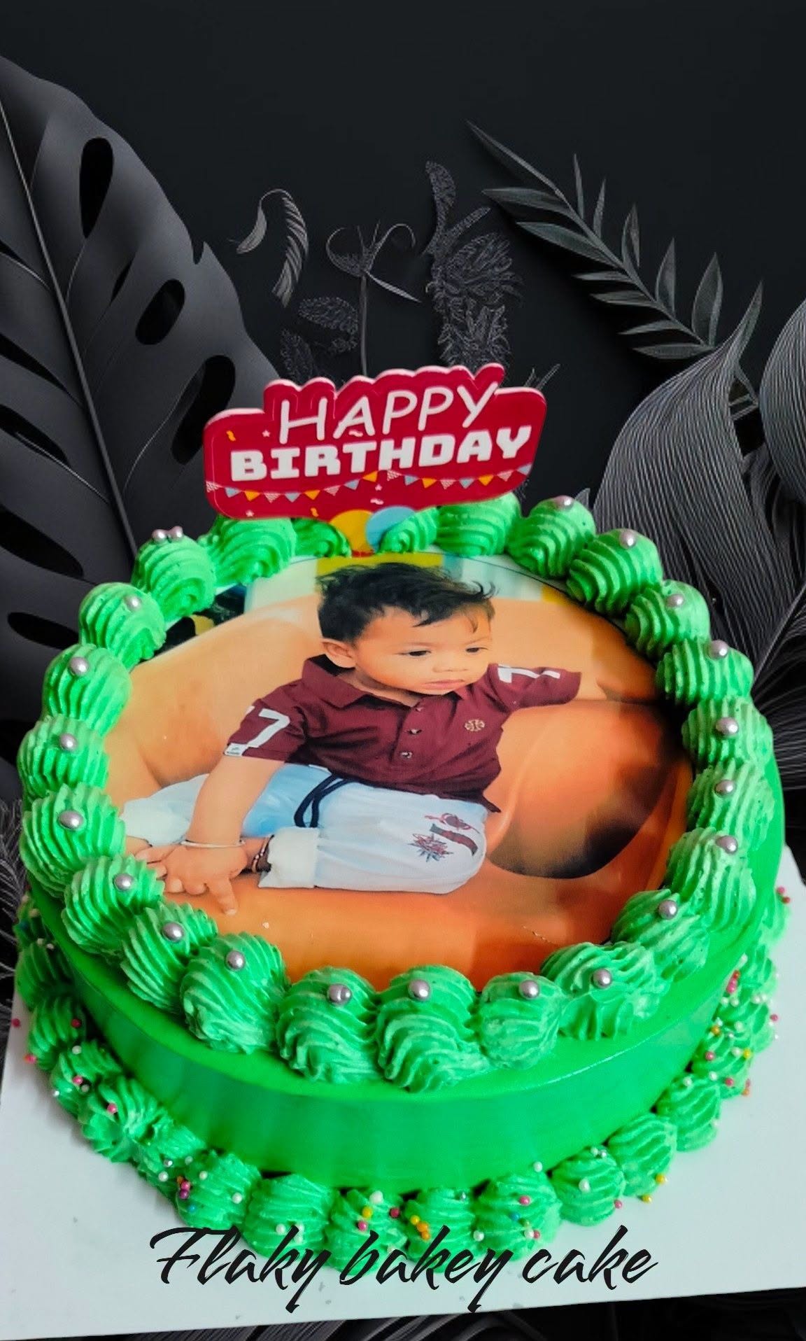 Pink princess theme birthday cake with butterflies — Flaky Bakey custom cakes, Kolkata