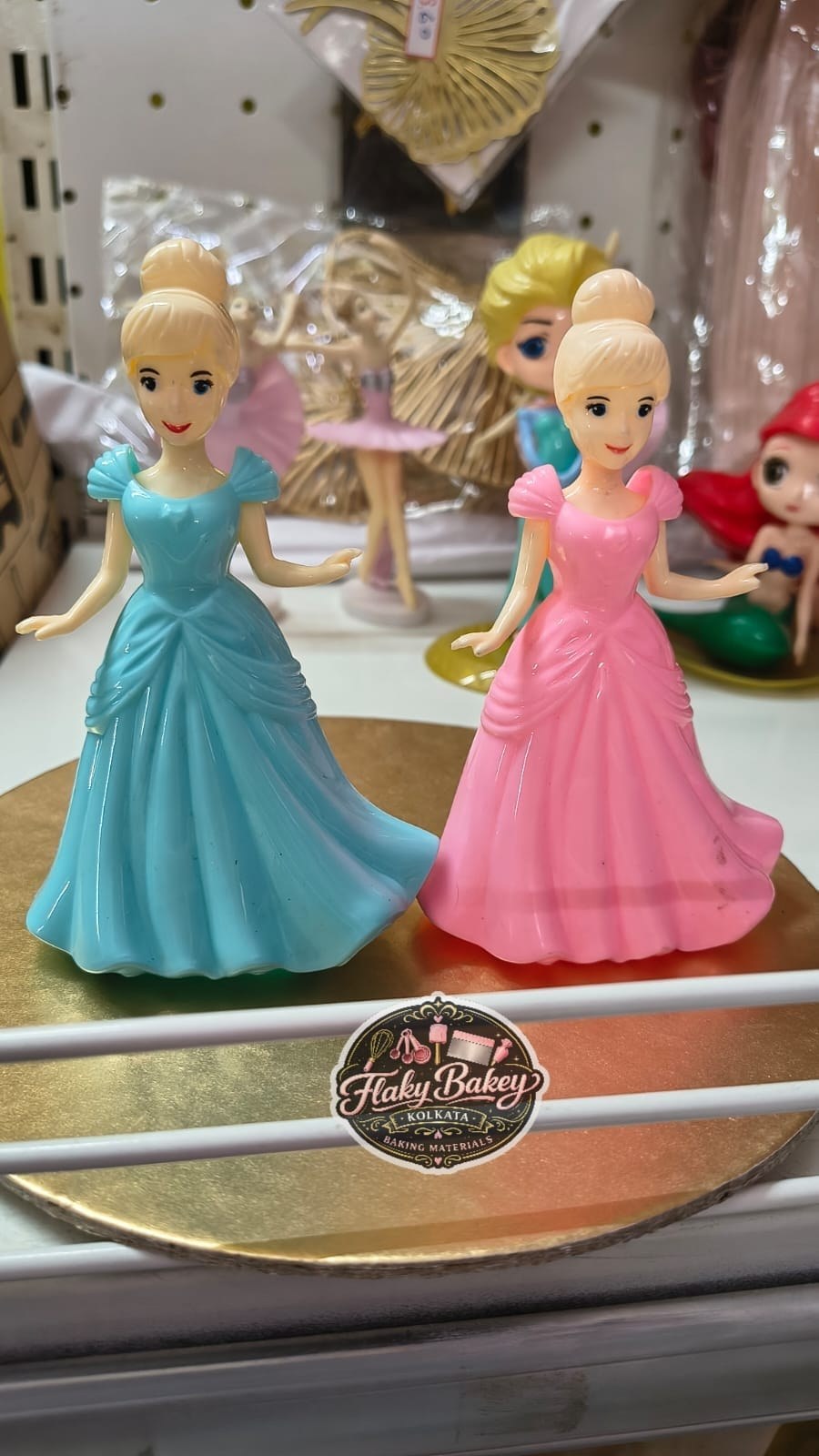 Princess cake design figurine — Flaky Bakey cake decorating tools, Hatiara Kolkata